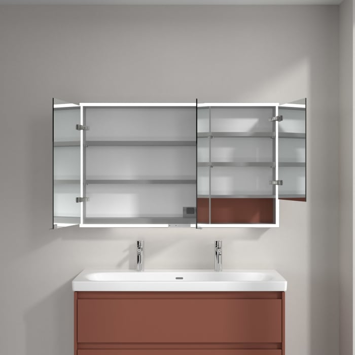 Villeroy & Boch My View+ Aufputz-Spiegelschrank 120 x 75 cm