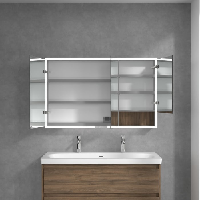 Villeroy & Boch My View+ Aufputz-Spiegelschrank 120 x 75 cm