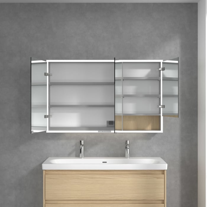 Villeroy & Boch My View+ Aufputz-Spiegelschrank 120 x 75 cm
