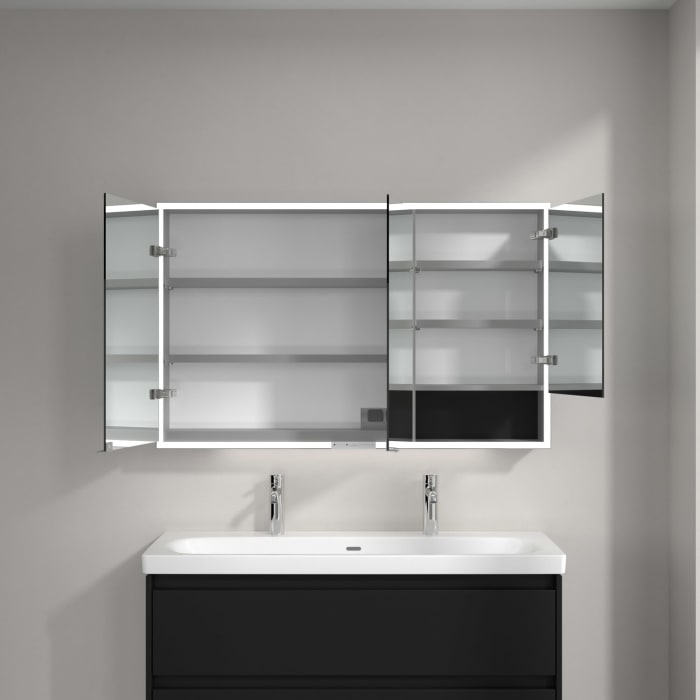 Villeroy & Boch My View+ Aufputz-Spiegelschrank 120 x 75 cm