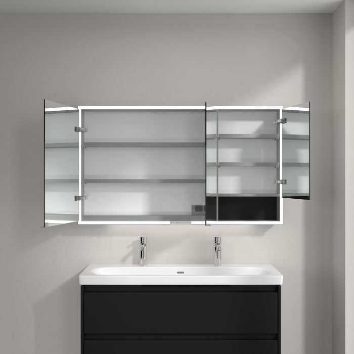 Villeroy & Boch My View+ Aufputz-Spiegelschrank 130 x 75 cm