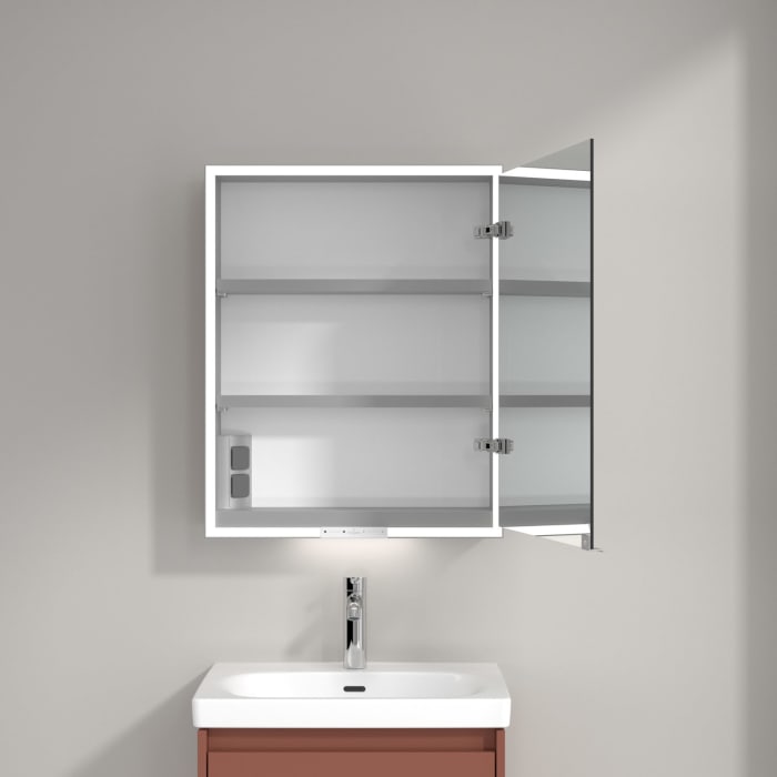 Villeroy & Boch My View+ Aufputz-Spiegelschrank 60 x 75 cm, Anschlag rechts