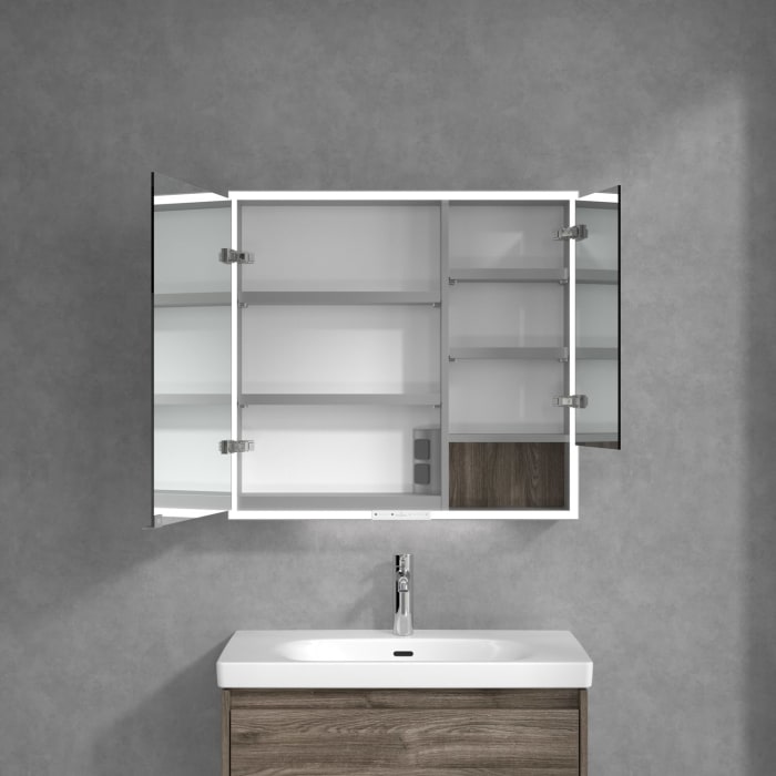 Villeroy & Boch My View+ Aufputz-Spiegelschrank 80 x 75 cm