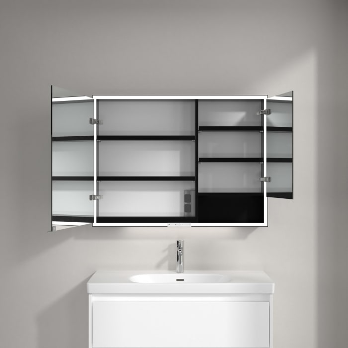 Villeroy & Boch My View+ Aufputz-Spiegelschrank 100 x 75 cm