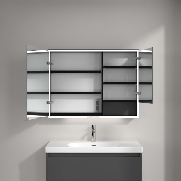 Villeroy & Boch My View+ Aufputz-Spiegelschrank 100 x 75 cm
