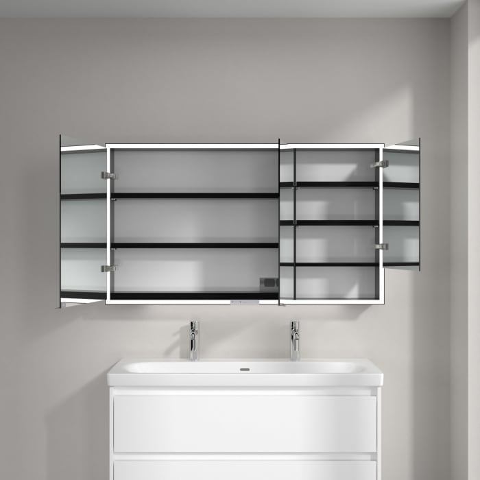 Villeroy & Boch My View+ Aufputz-Spiegelschrank 130 x 75 cm