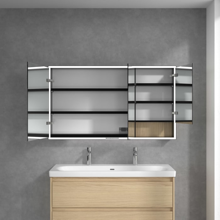 Villeroy & Boch My View+ Aufputz-Spiegelschrank 130 x 75 cm