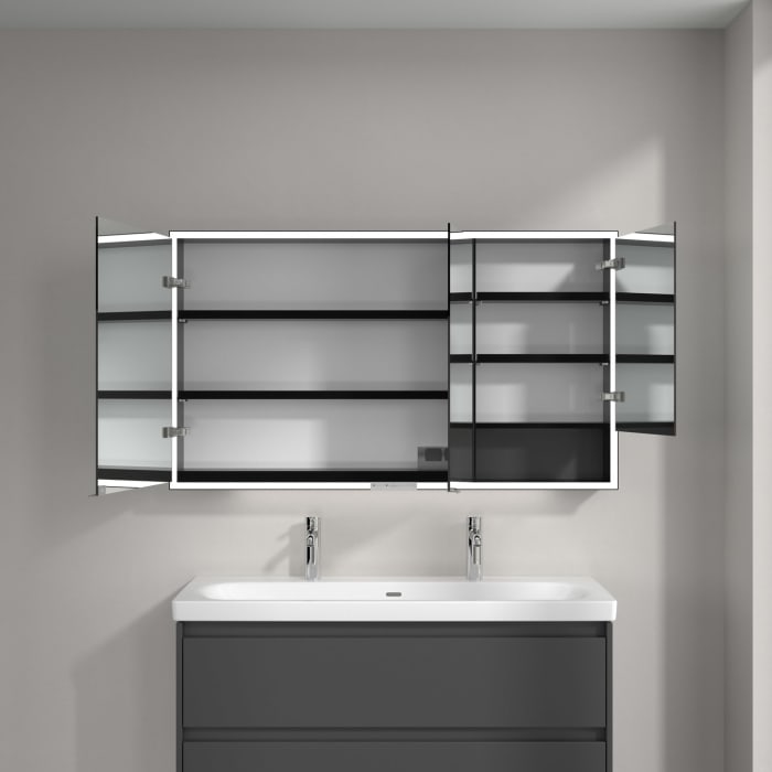 Villeroy & Boch My View+ Aufputz-Spiegelschrank 130 x 75 cm