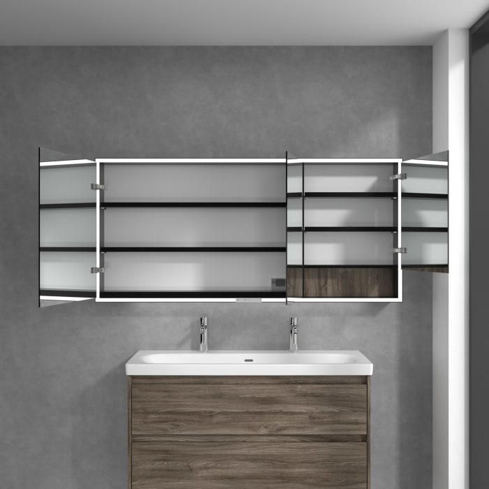 Villeroy & Boch My View+ Aufputz-Spiegelschrank 160 x 75 cm