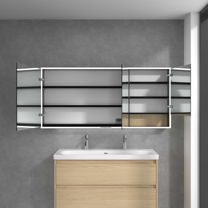 Villeroy & Boch My View+ Aufputz-Spiegelschrank 160 x 75 cm