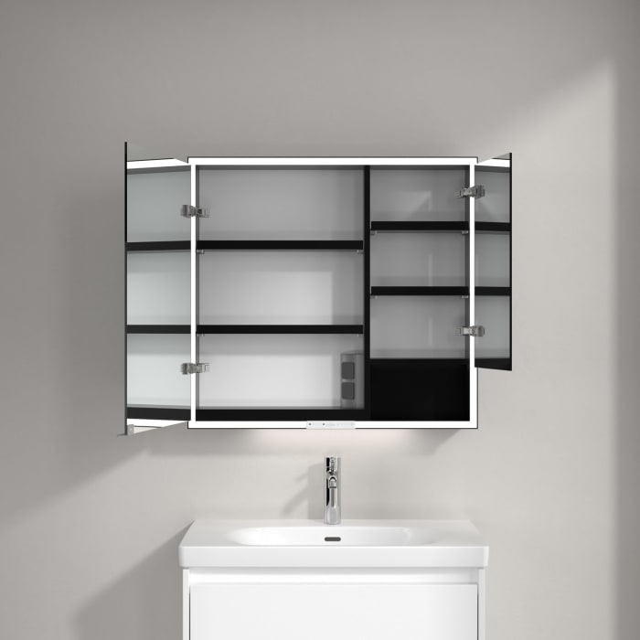 Villeroy & Boch My View+ Aufputz-Spiegelschrank 80 x 75 cm