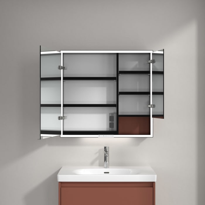 Villeroy & Boch My View+ Aufputz-Spiegelschrank 80 x 75 cm