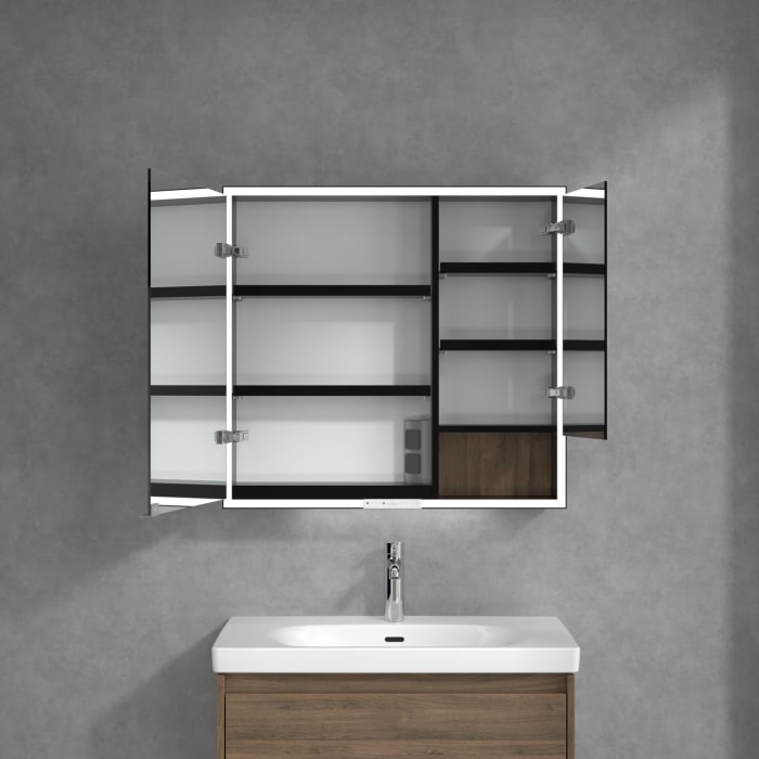 Villeroy & Boch My View+ Aufputz-Spiegelschrank 80 x 75 cm