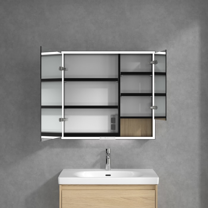 Villeroy & Boch My View+ Aufputz-Spiegelschrank 80 x 75 cm