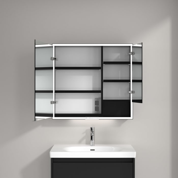 Villeroy & Boch My View+ Aufputz-Spiegelschrank 80 x 75 cm