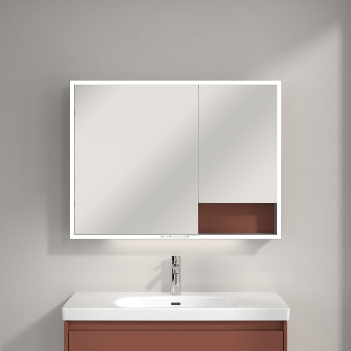 Villeroy & Boch My View+ Aufputz-Spiegelschrank 100 x 75 cm