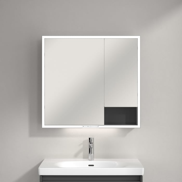 Villeroy & Boch My View+ Aufputz-Spiegelschrank 80 x 75 cm