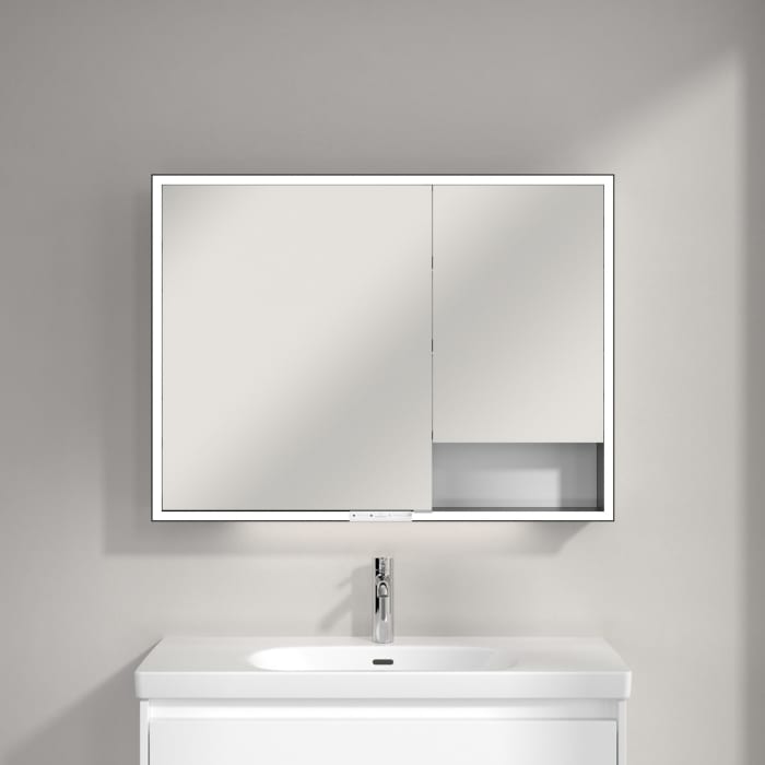 Villeroy & Boch My View+ Aufputz-Spiegelschrank 100 x 75 cm