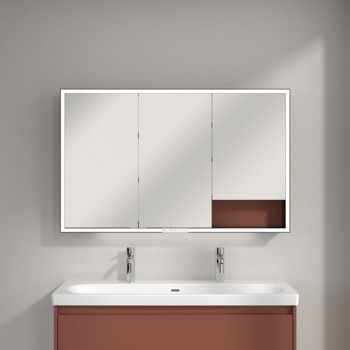 Villeroy & Boch My View+ Aufputz-Spiegelschrank 120 x 75 cm