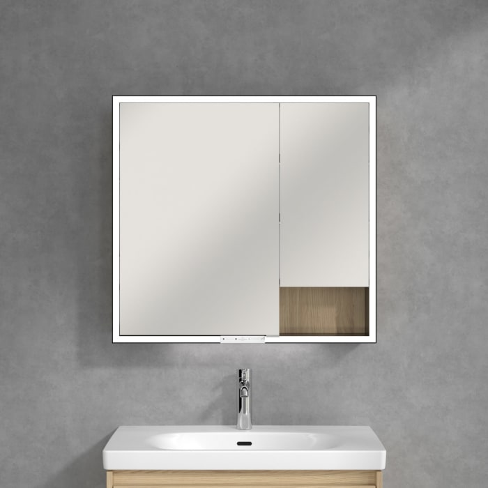 Villeroy & Boch My View+ Aufputz-Spiegelschrank 80 x 75 cm