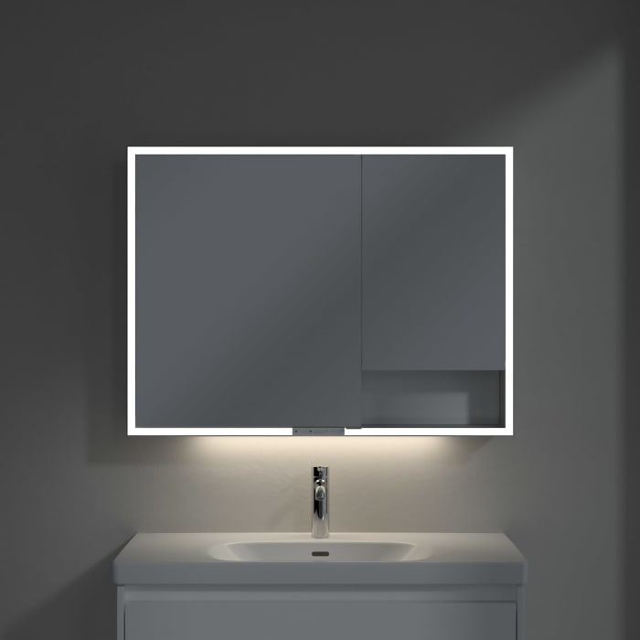 Villeroy & Boch My View+ Aufputz-Spiegelschrank 100 x 75 cm