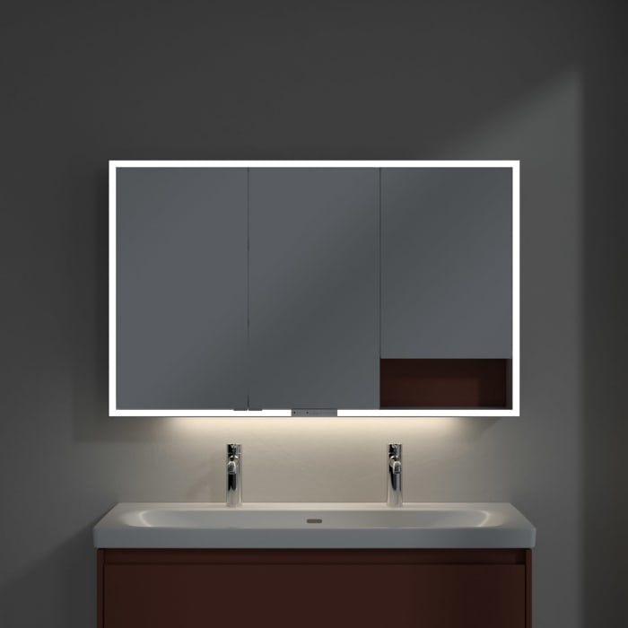 Villeroy & Boch My View+ Aufputz-Spiegelschrank 120 x 75 cm