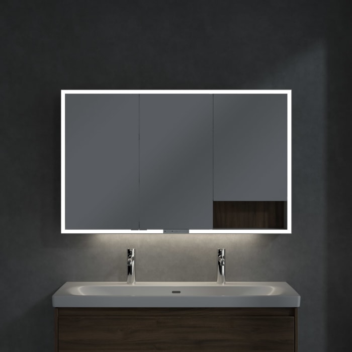 Villeroy & Boch My View+ Aufputz-Spiegelschrank 120 x 75 cm