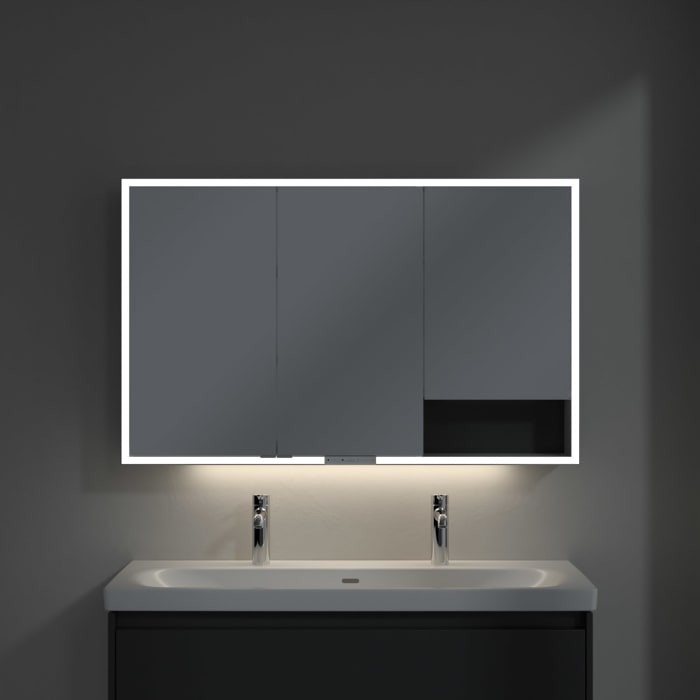 Villeroy & Boch My View+ Aufputz-Spiegelschrank 120 x 75 cm