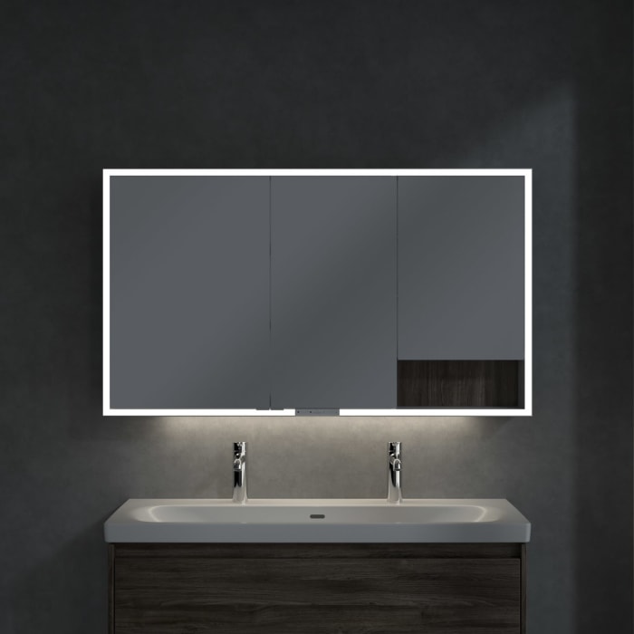 Villeroy & Boch My View+ Aufputz-Spiegelschrank 130 x 75 cm