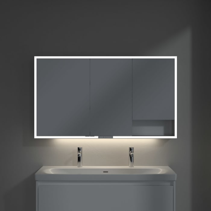 Villeroy & Boch My View+ Aufputz-Spiegelschrank 130 x 75 cm