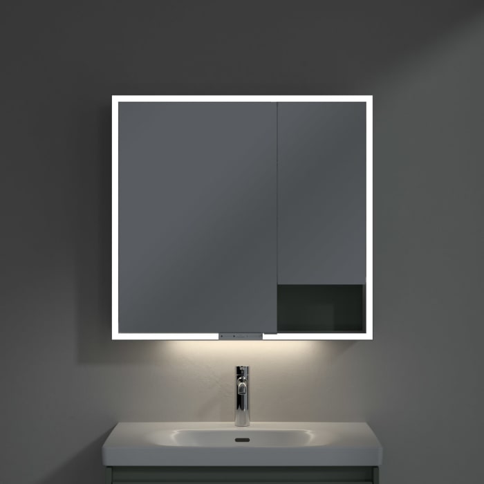 Villeroy & Boch My View+ Aufputz-Spiegelschrank 80 x 75 cm