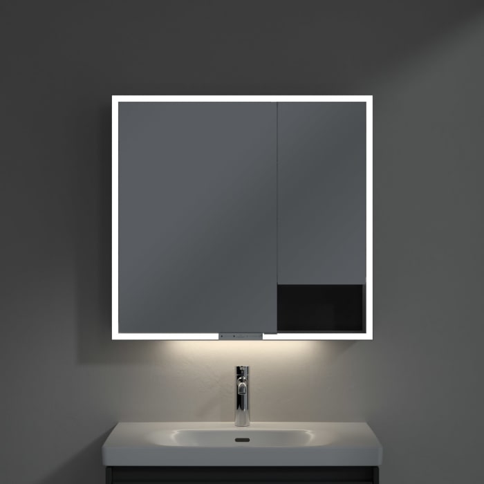 Villeroy & Boch My View+ Aufputz-Spiegelschrank 80 x 75 cm