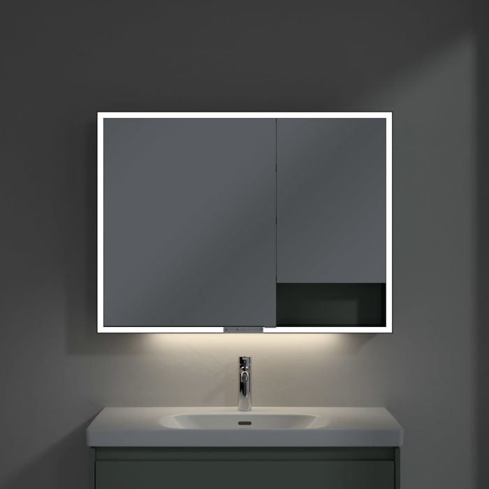 Villeroy & Boch My View+ Aufputz-Spiegelschrank 100 x 75 cm