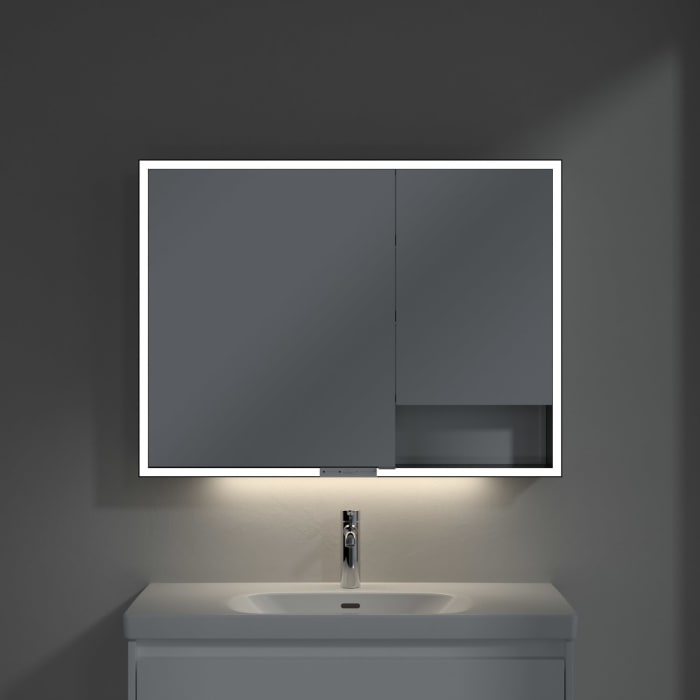 Villeroy & Boch My View+ Aufputz-Spiegelschrank 100 x 75 cm