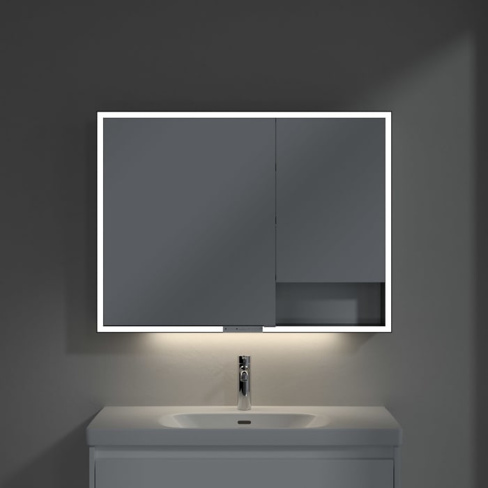 Villeroy & Boch My View+ Aufputz-Spiegelschrank 100 x 75 cm