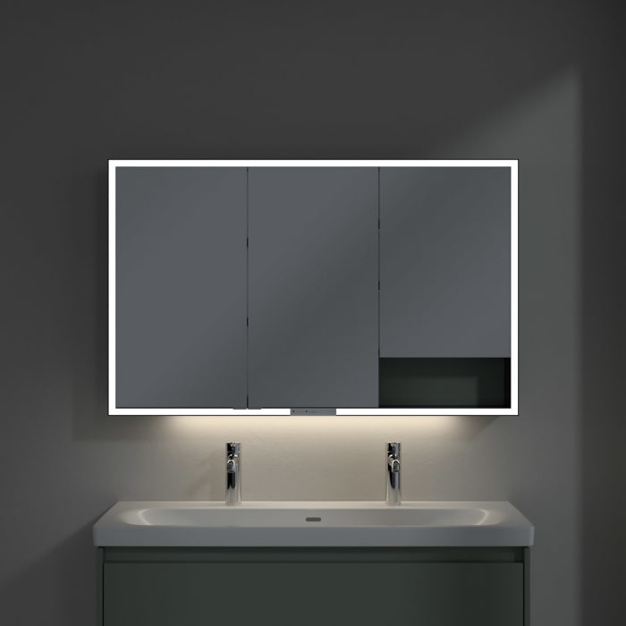 Villeroy & Boch My View+ Aufputz-Spiegelschrank 120 x 75 cm