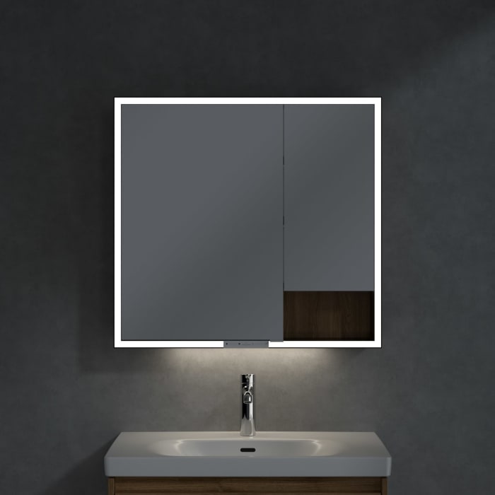 Villeroy & Boch My View+ Aufputz-Spiegelschrank 80 x 75 cm