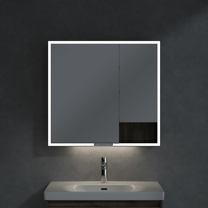 Villeroy & Boch My View+ Aufputz-Spiegelschrank 80 x 75 cm