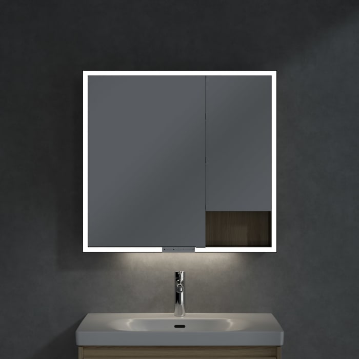 Villeroy & Boch My View+ Aufputz-Spiegelschrank 80 x 75 cm