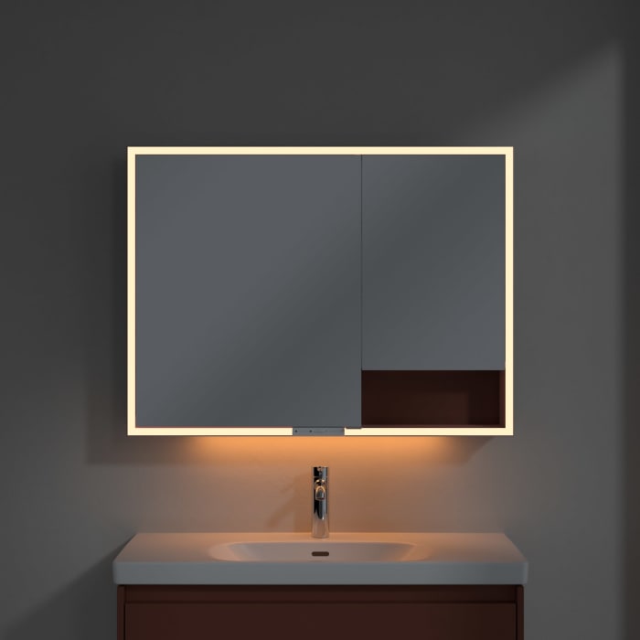 Villeroy & Boch My View+ Aufputz-Spiegelschrank 100 x 75 cm