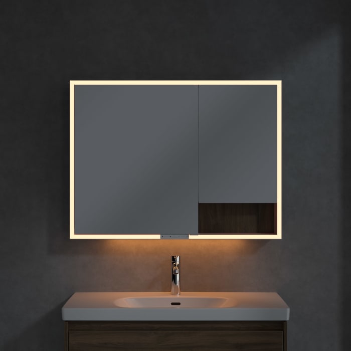 Villeroy & Boch My View+ Aufputz-Spiegelschrank 100 x 75 cm