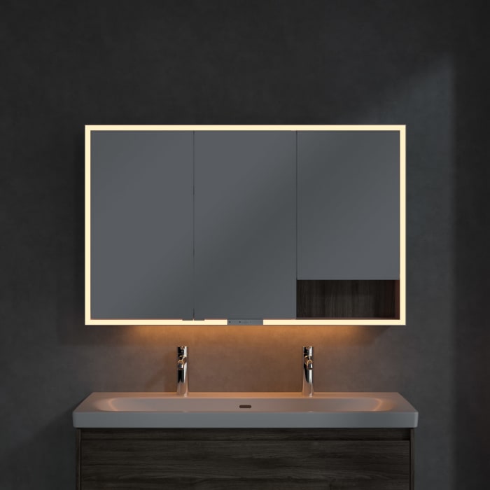 Villeroy & Boch My View+ Aufputz-Spiegelschrank 120 x 75 cm