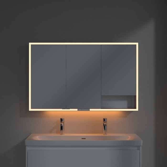 Villeroy & Boch My View+ Aufputz-Spiegelschrank 120 x 75 cm