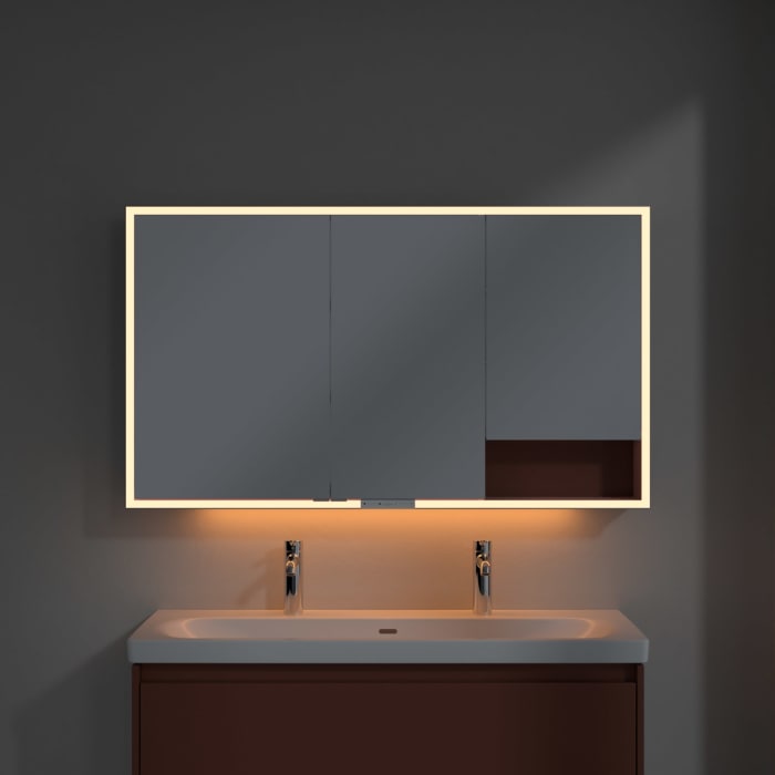 Villeroy & Boch My View+ Aufputz-Spiegelschrank 130 x 75 cm