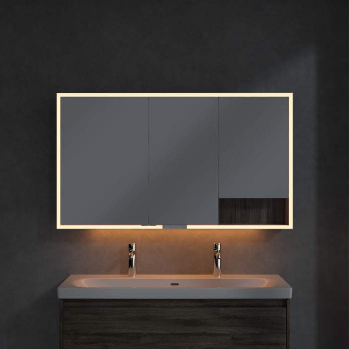 Villeroy & Boch My View+ Aufputz-Spiegelschrank 130 x 75 cm