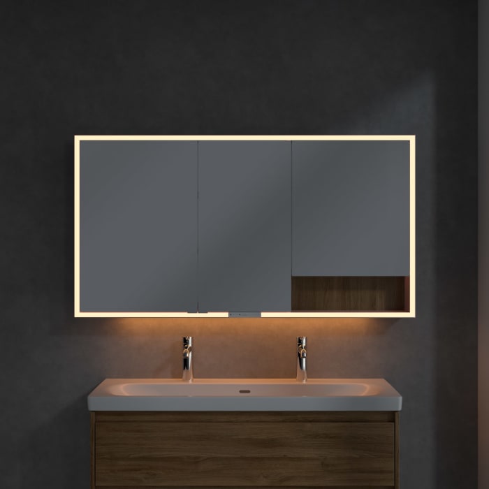 Villeroy & Boch My View+ Aufputz-Spiegelschrank 140 x 75 cm