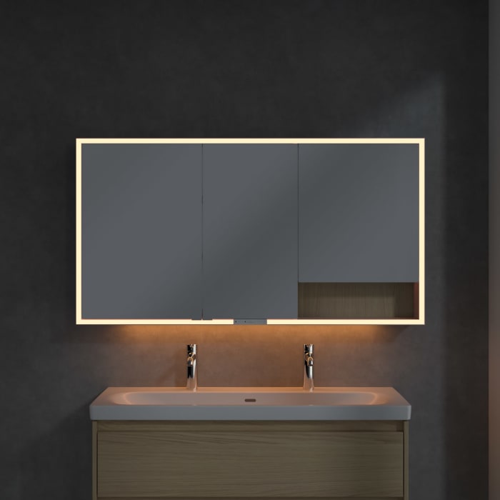 Villeroy & Boch My View+ Aufputz-Spiegelschrank 140 x 75 cm