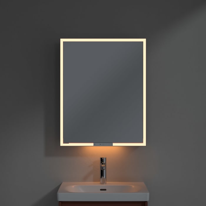 Villeroy & Boch My View+ Aufputz-Spiegelschrank 60 x 75 cm, Anschlag rechts