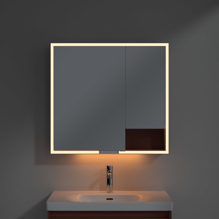 Villeroy & Boch My View+ Aufputz-Spiegelschrank 80 x 75 cm