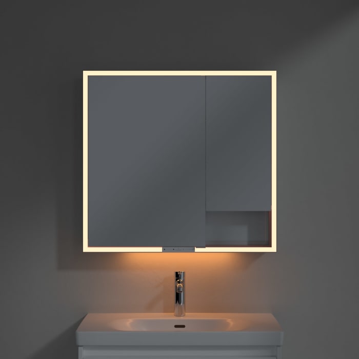 Villeroy & Boch My View+ Aufputz-Spiegelschrank 80 x 75 cm